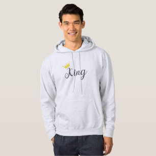 Matching Couples Outfits King and Queen Gift Hoodie