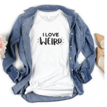 Matching Couples Weird T-Shirt Her