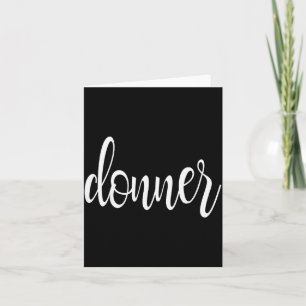 Matching Donner Christmas Text Only Brown Green Re Card