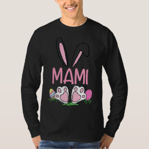 Matching Egg Hunter Cute Bunny Ears Easter Mami Wo T-Shirt