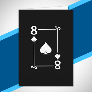 Matching Eight Spades Suit Playing Cards Modern 8