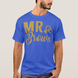 Matching Engagement Gift for Men Groom Mr  T-Shirt