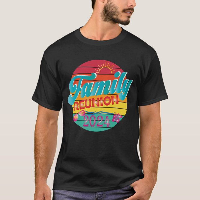 Matching Family 2024 Reunion ,2024 Family Vacation T-Shirt (Front)