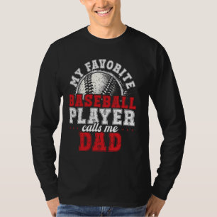 Matching Family Baseball Gift Dad Team Photo Fathe T-Shirt