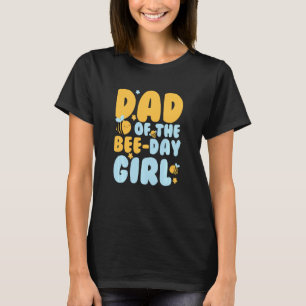 Matching Family Bee Hive Theme Birthday Tee Dad