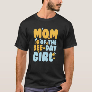 Matching Family Bee Hive Theme Birthday Tee Mum