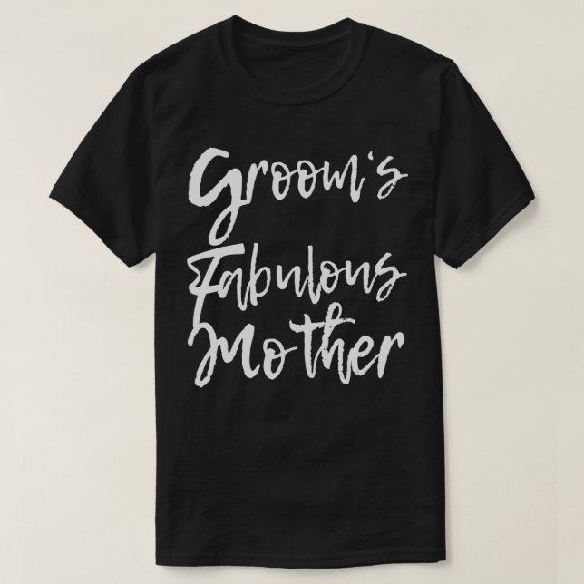 Matching Family Bridal Party Groom's Fabulous Moth T-Shirt (Design Front)