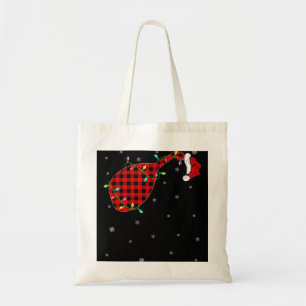 Matching Family Buffalo Plaid Lute Christmas Pajam Tote Bag