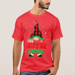 Matching Family Buffalo Plaid The Coffee Gnome Chr T-Shirt