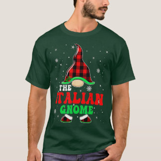 Matching Family Buffalo Plaid The Italian Gnome Ch T-Shirt