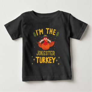 Matching Family Character Trait Name Thanksgiving Baby T-Shirt
