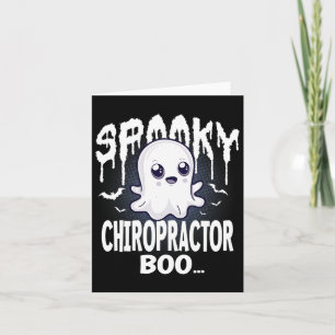 Matching Family Chiropractor Halloween Costume Card
