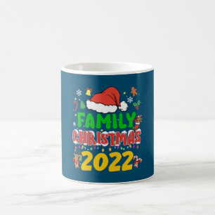 Matching Family Christmas 2022 Team Santa Elf Squa Coffee Mug