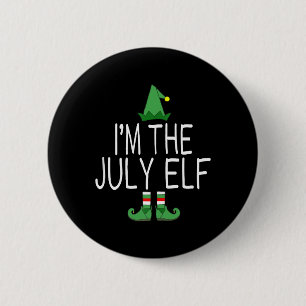 Matching Family Christmas In July Funny 6 Cm Round Badge