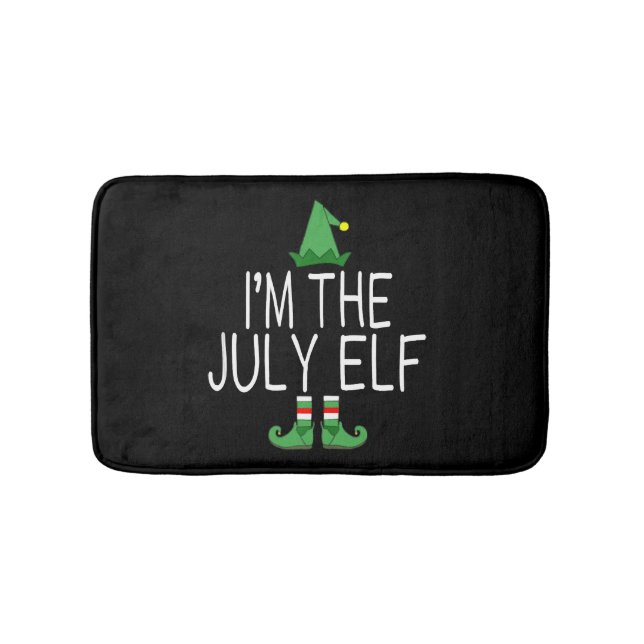 Matching Family Christmas In July Funny Bath Mat (Front)