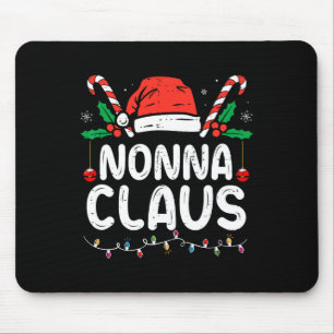 Matching Family Christmas Pajama Xmas Lights Nonna Mouse Pad