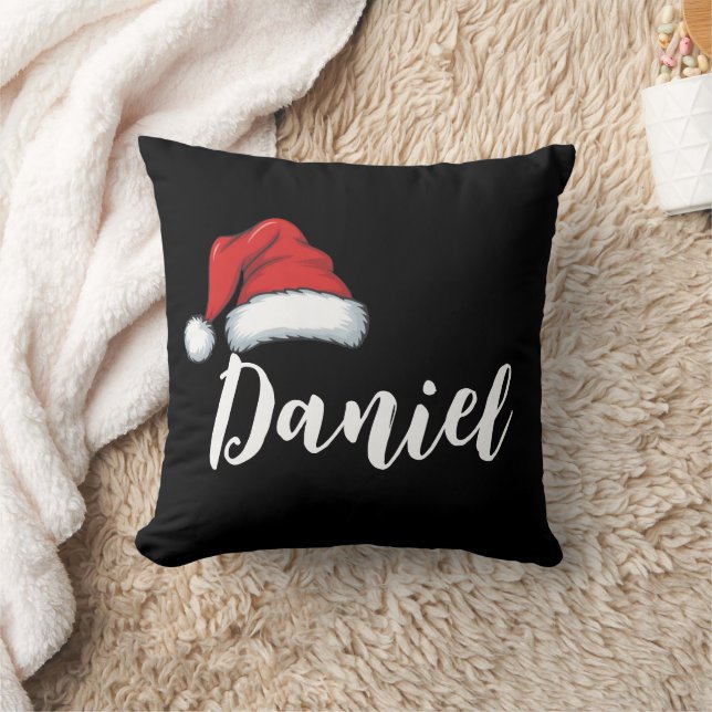 Matching Family Christmas Xmas Personalised Name  Cushion (Blanket)