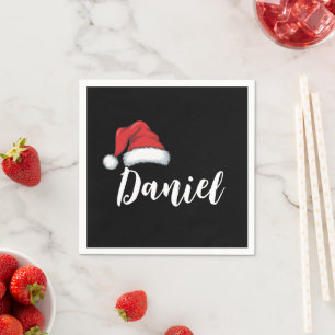 Matching Family Christmas Xmas Personalised Name  Napkin