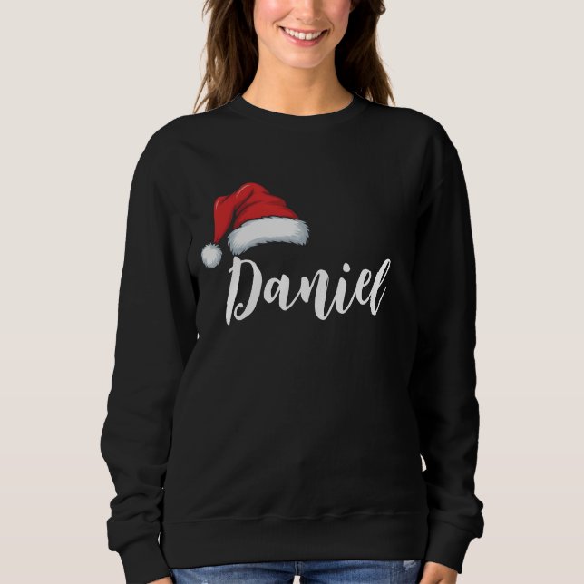 Matching Family Christmas Xmas Personalised Name  Sweatshirt (Front)