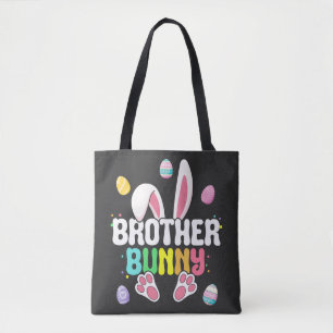 Matching Family Easter Brother Bunny Tote Bag