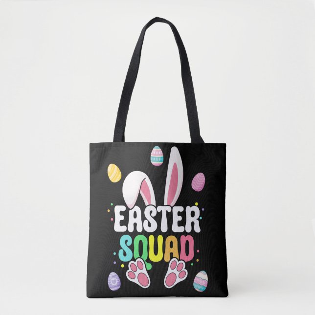 Matching Family Easter Squad Tote Bag (Front)