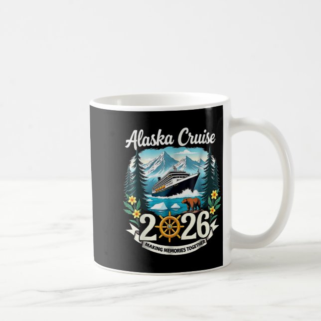 Matching Family Friends And Group Alaska Cruise 20 Coffee Mug (Right)