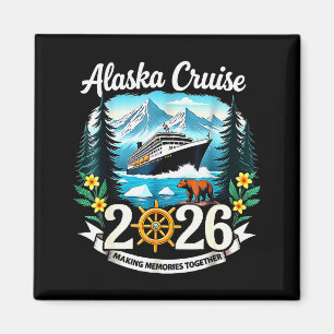 Matching Family Friends And Group Alaska Cruise 20 Magnet
