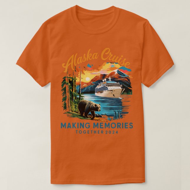 Matching Family Friends And Group Alaska Cruise 20 T-Shirt (Design Front)