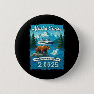 Matching Family Friends And Group Alaskan Alaska C 6 Cm Round Badge