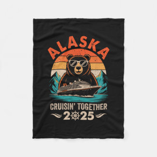 Matching Family Friends And Group Crusin' Alaska C Fleece Blanket