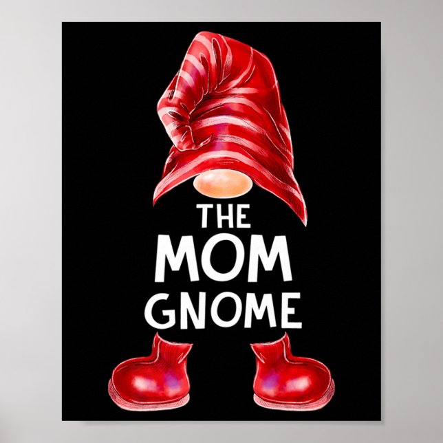 Matching Family Fun The Mum Gnome Christmas PJ Gro Poster (Front)