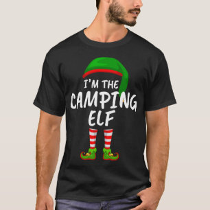 Matching Family Funny I'm The Camping Elf Christma T-Shirt