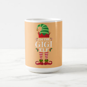 Matching Family Funny I'm The Gigi Elf Christmas Coffee Mug
