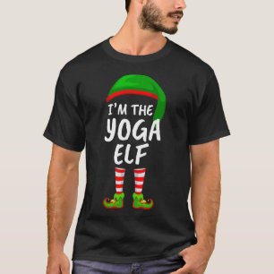 Matching Family Funny I'm The Yoga Elf Christmas T-Shirt