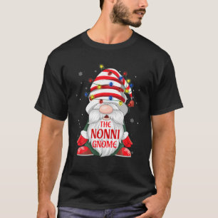 Matching Family Funny The Nonni Gnome Christmas Gr T-Shirt