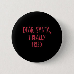 Matching Family Group Christmas Pyjamas Funny Sant 6 Cm Round Badge
