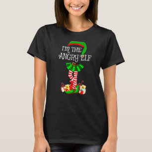 Matching Family Group I'm The Angry Elf Christmas T-Shirt