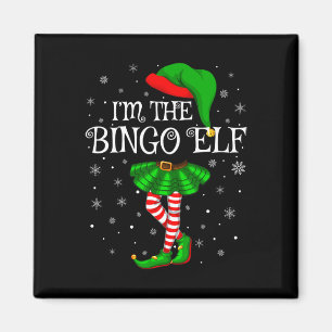 Matching Family Group I'm The Bingo Elf Christmas Magnet