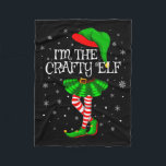 Matching Family Group I'm The Crafty Elf Christmas Fleece Blanket<br><div class="desc">Matching Family Group I'm The Crafty Elf Christmas</div>