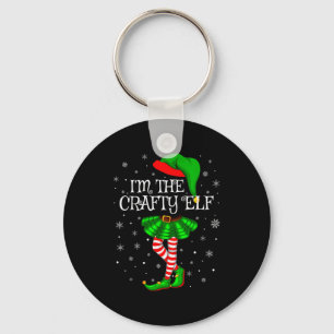 Matching Family Group I'm The Crafty Elf Christmas Key Ring