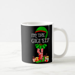 Matching Family Group I'm The Gigi Elf Christmas  Coffee Mug