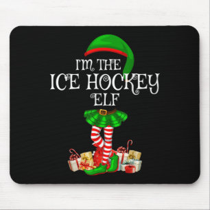 Matching Family Group I'm The Ice Hockey Elf Chris Mouse Pad