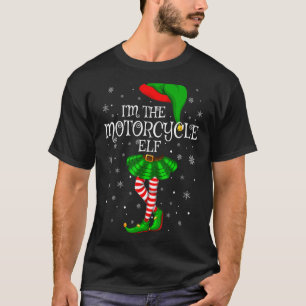 Matching Family Group I'm The Motorcycle Elf Chris T-Shirt
