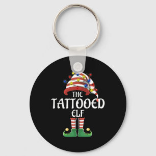 Matching Family Group I'm The Tattooed Elf Christm Key Ring