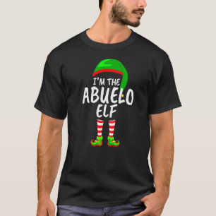 Matching Family I'm The Abuelo Elf Christmas T-Shirt