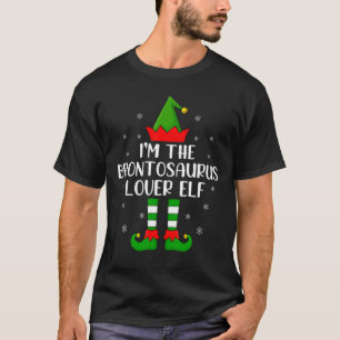 Matching Family I'm The Brontosaurus  Elf Christma T-Shirt