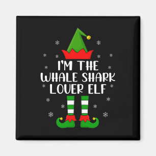 Matching Family I'm The Whale Shark Lover Elf Chri Magnet
