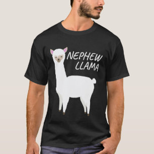 Matching Family Llama  Nephew Llama for Nephew T-Shirt