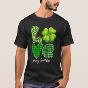 Matching Family Love Big Brother Shamrock Funny Pa T-Shirt