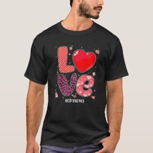 Matching Family Love Grandma Funny Heart Couple Va T-Shirt